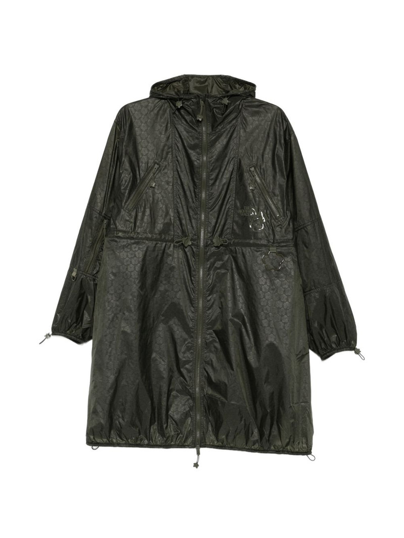 x Cecilie Bahnsen zip-up hooded raincoat 1