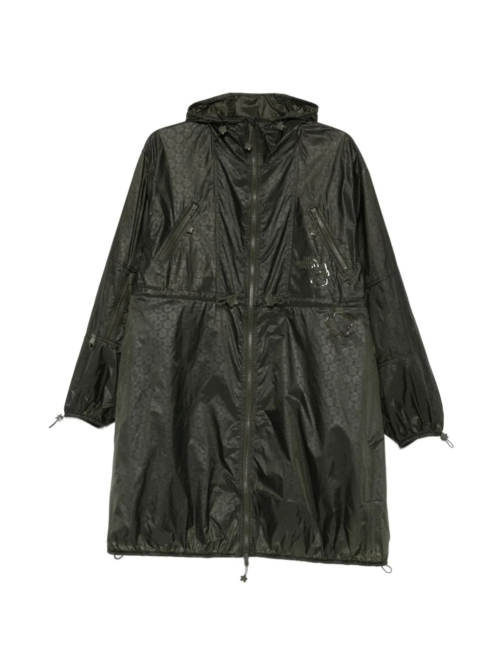 x Cecilie Bahnsen zip-up hooded raincoat - 1