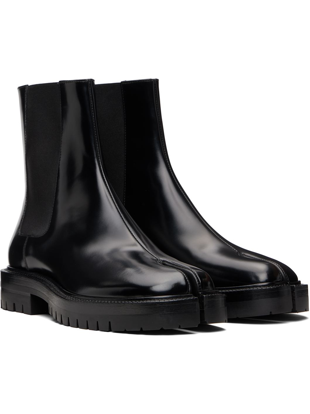 Black Tabi Chelsea Boots - 4