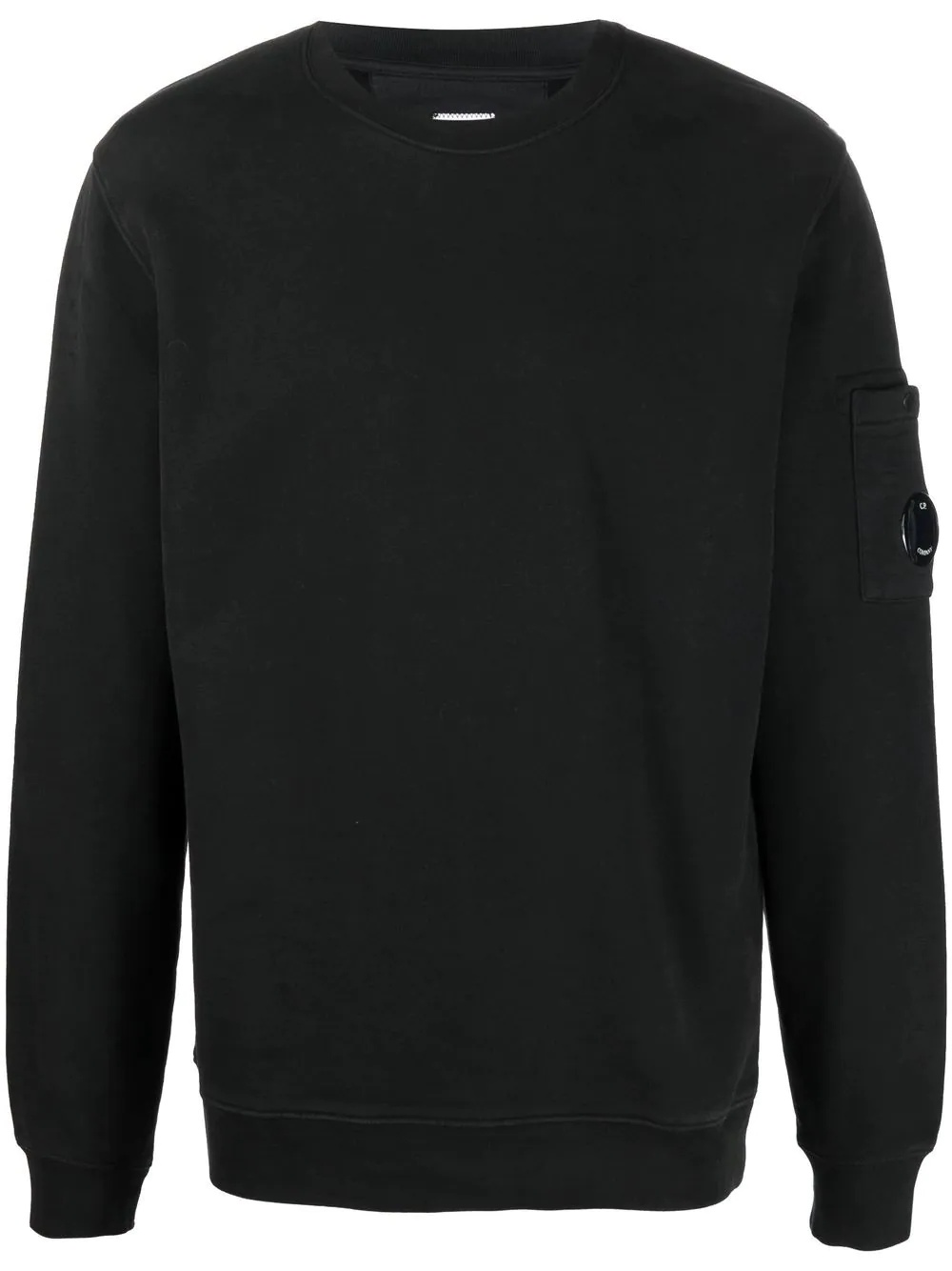 logo patch cotton sweatshirt - 1