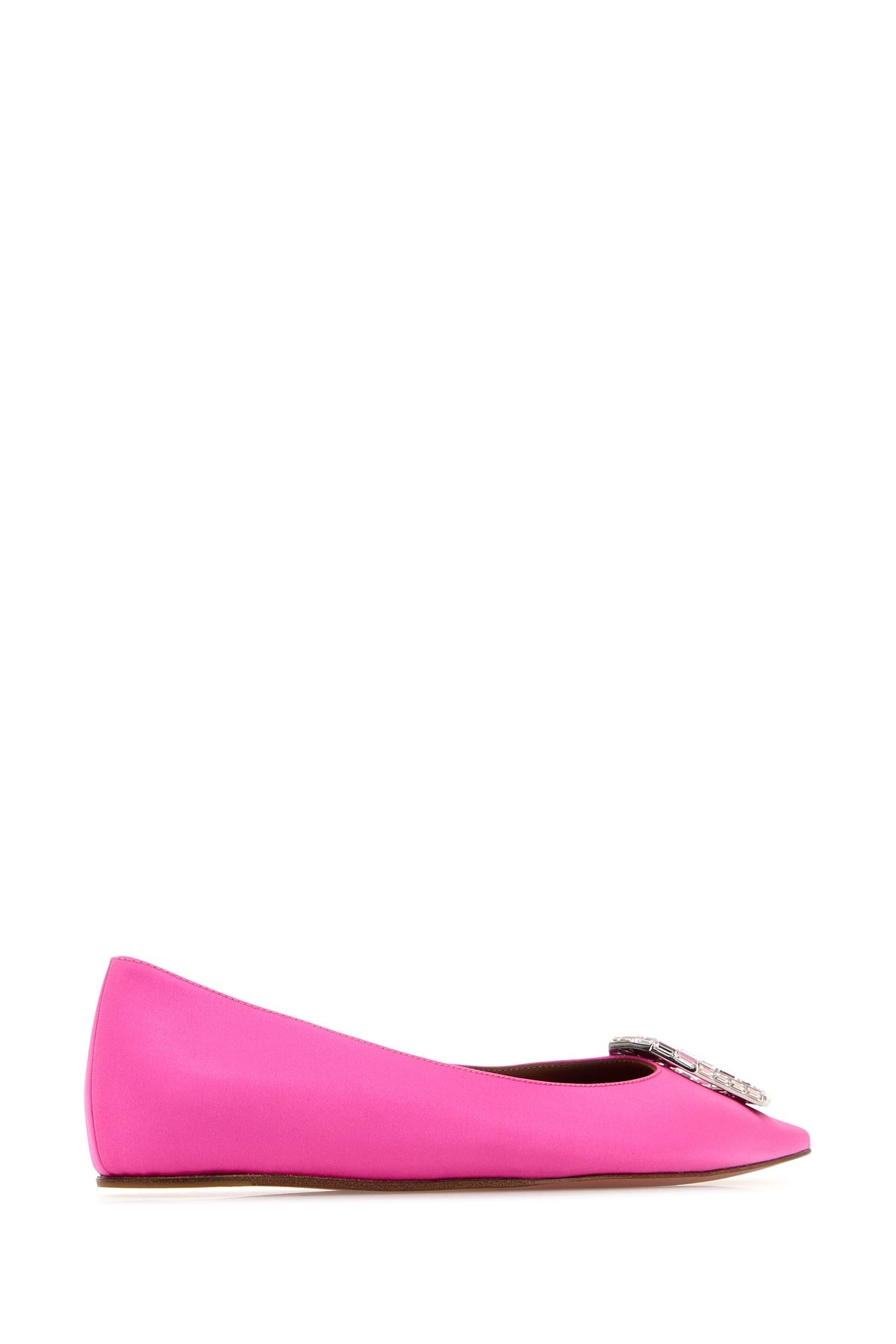 Fuchsia satin Camelia ballerinas - 3