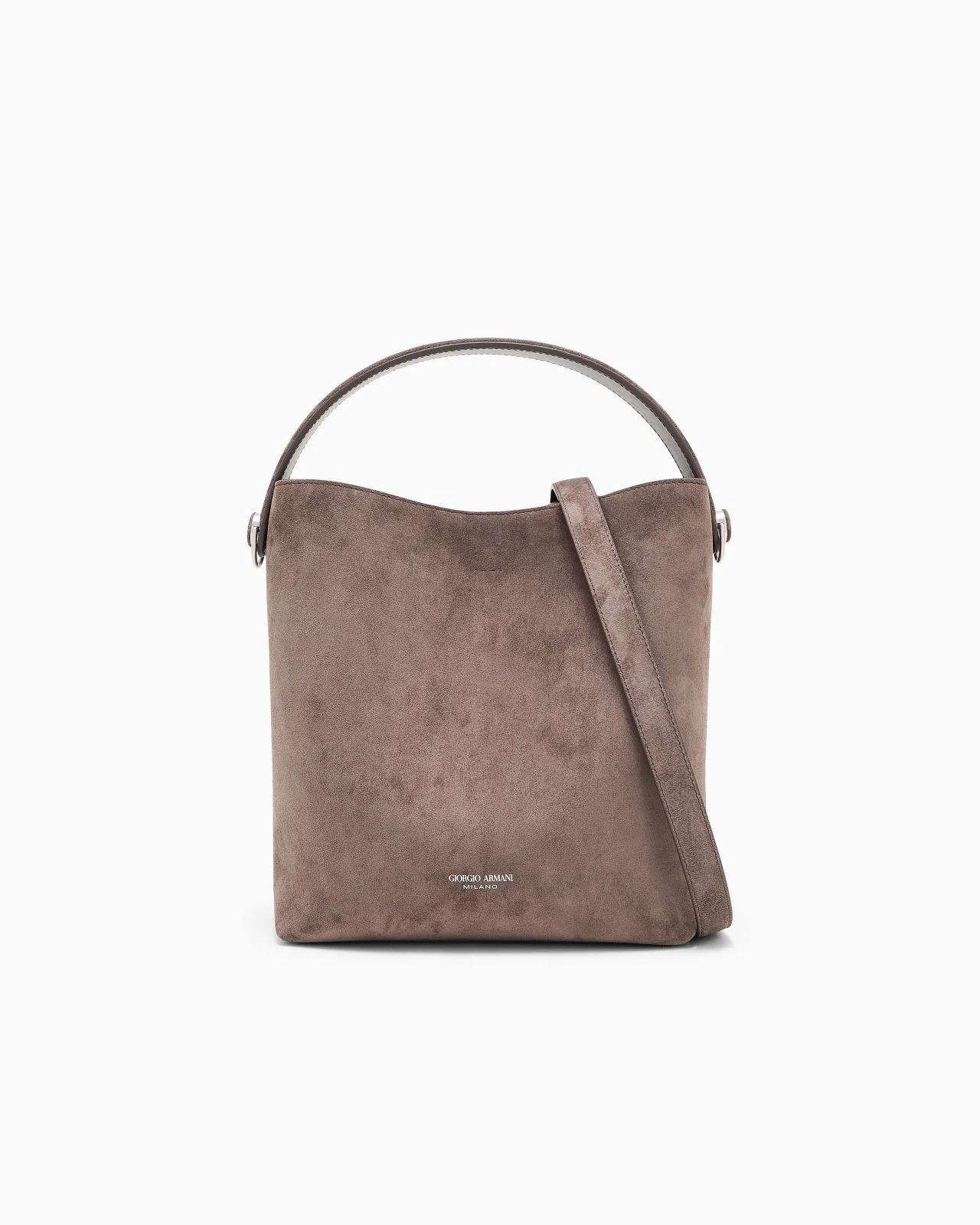 SHOULDER BAG IN SPLIT LEATHER - 1