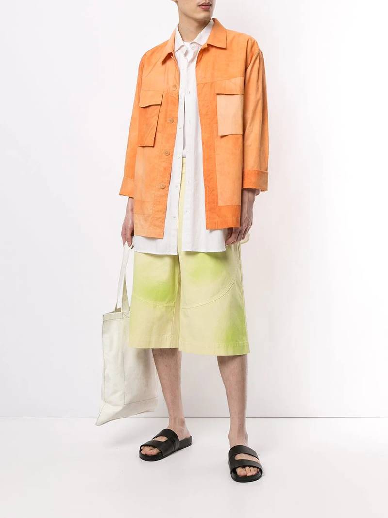 JACQUEMUS Terraio tie-dye shorts outlook