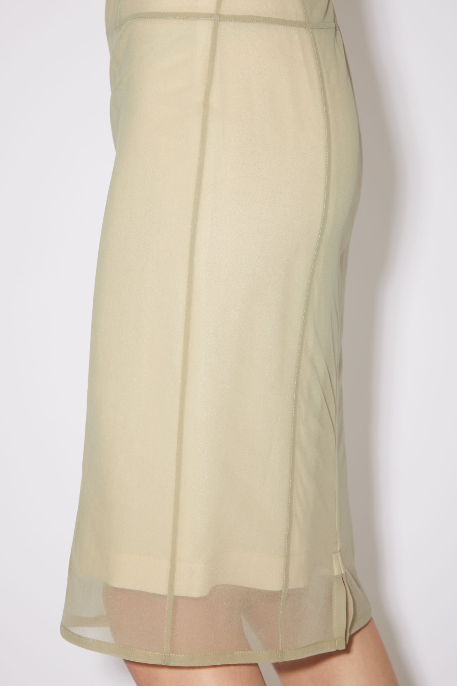 Sleeveless dress - Sage green - 6