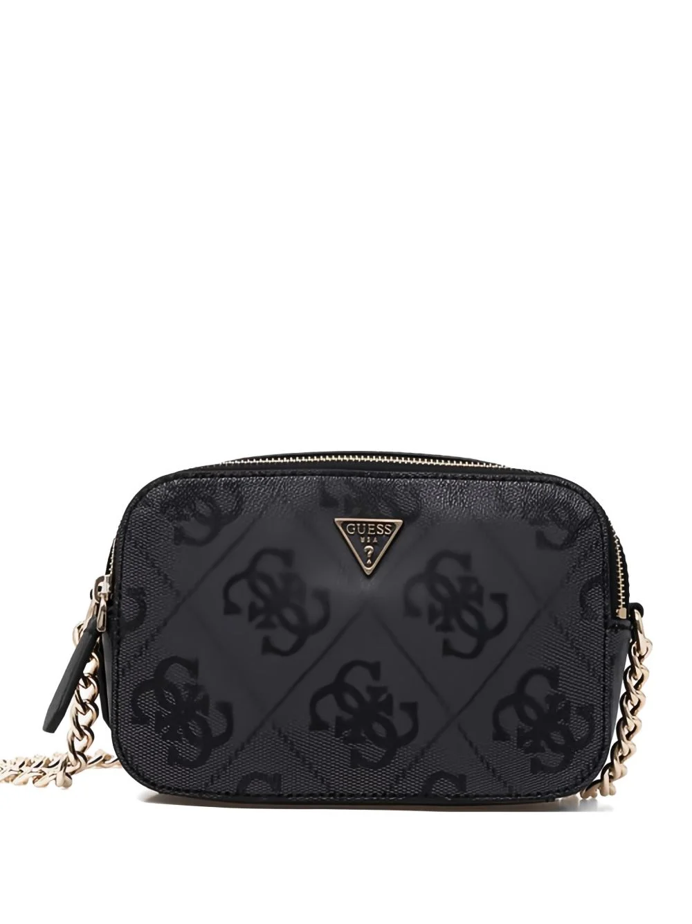 monogram chain cross body bag - 1