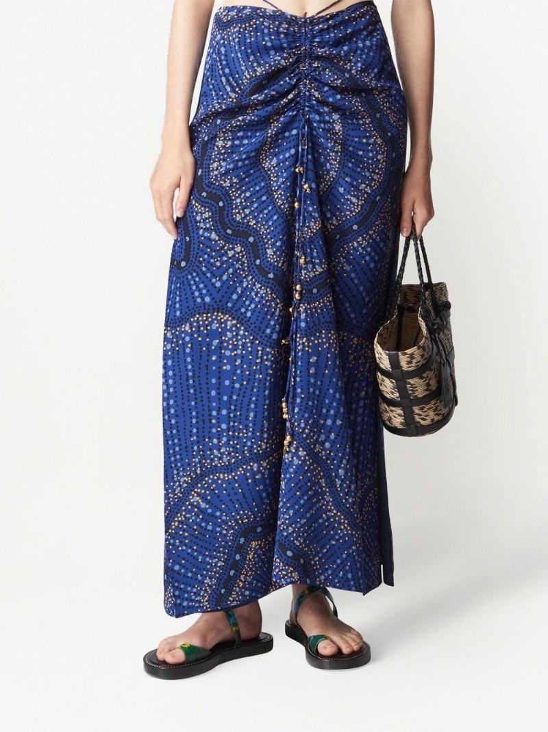 graphic-print skirt - 3