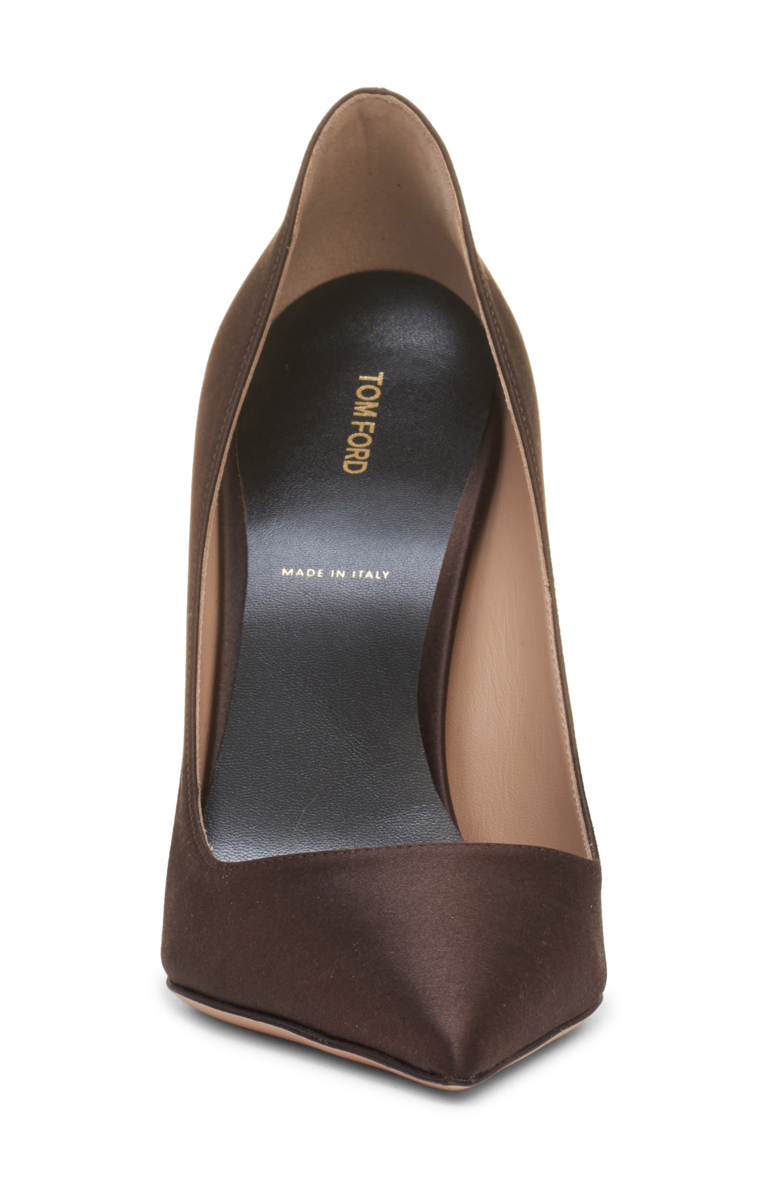 TOM FORD Betty Pointed Toe Pump in 1B087 Espresso at Nordstrom - 4