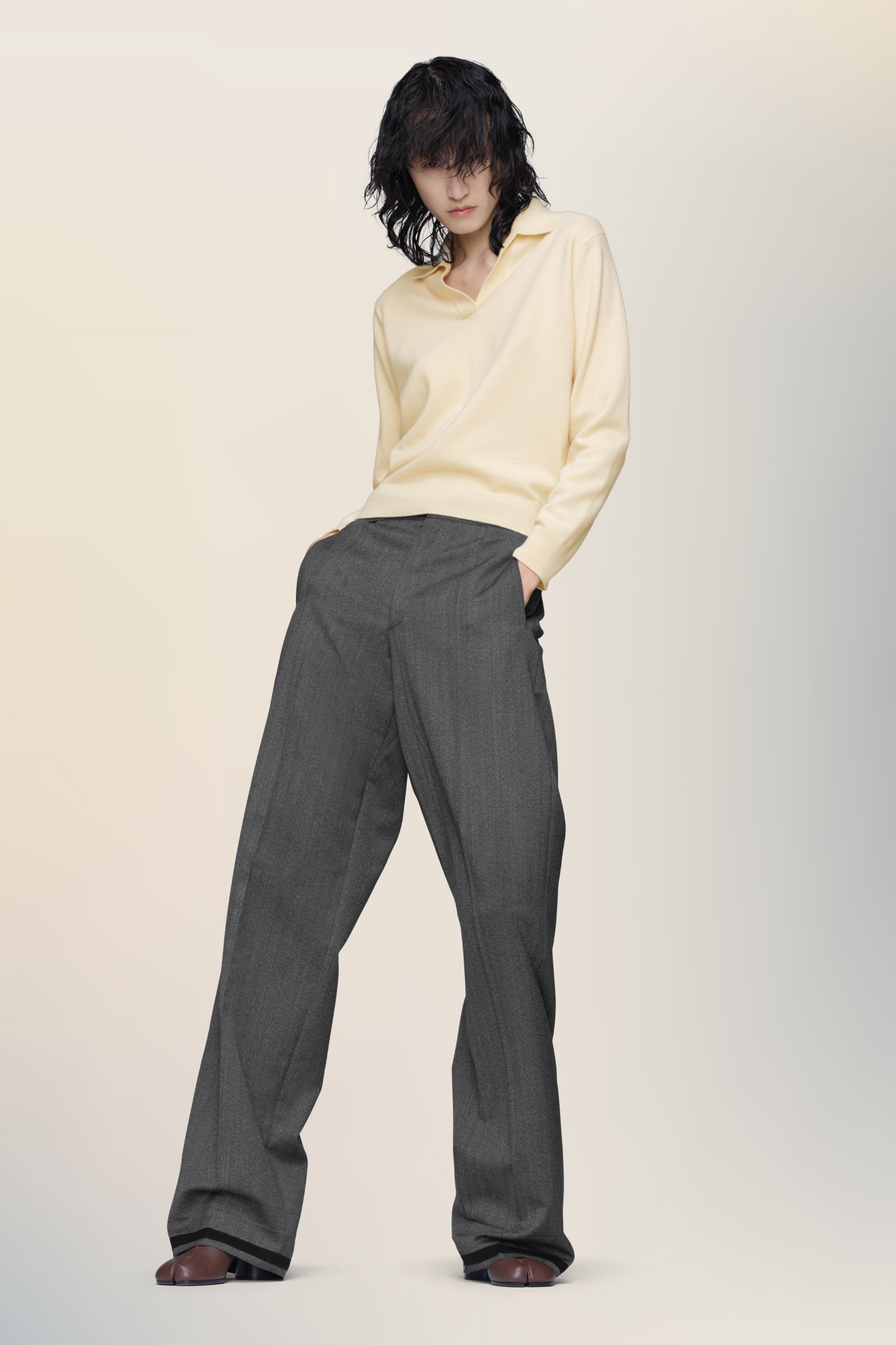 Polo knit top - 7