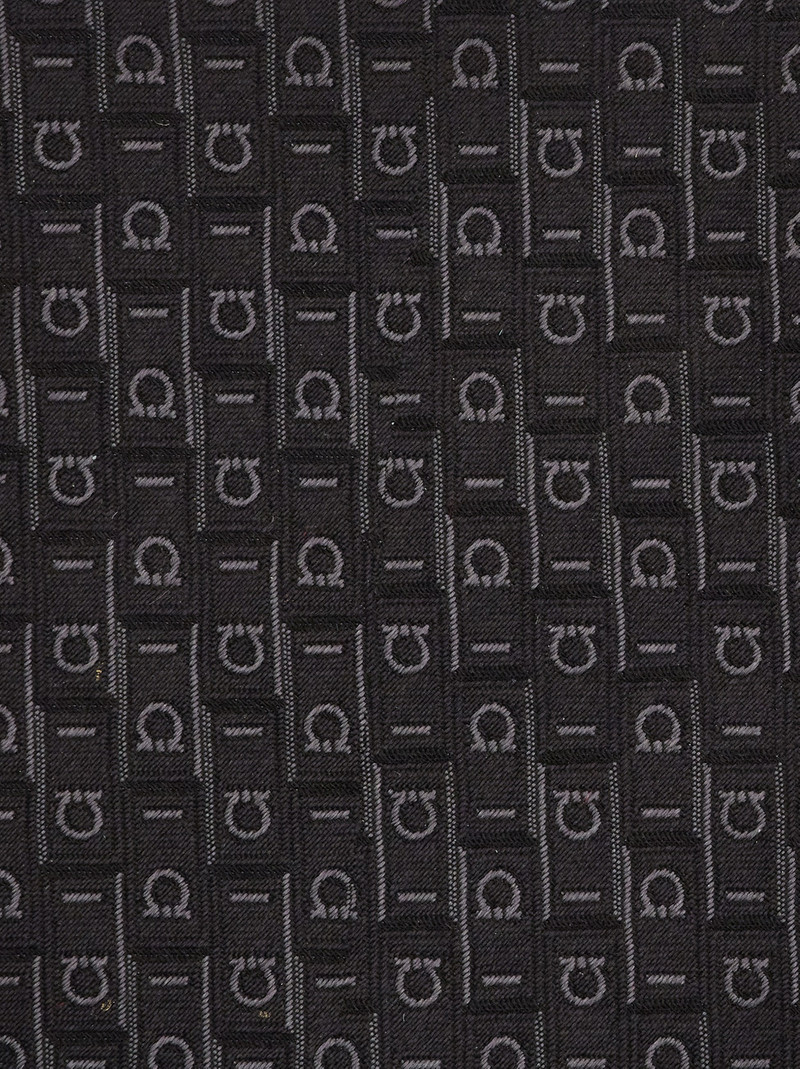 FERRAGAMO Ferragamo Monogram jacquard tie outlook