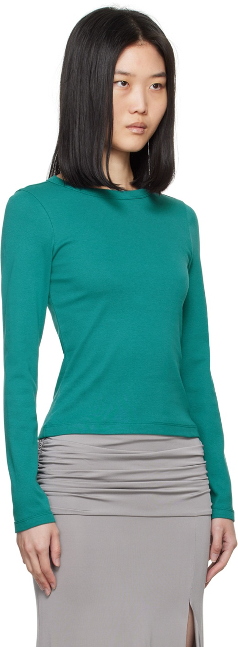 FLORE FLORE Green Max Long Sleeve T-Shirt outlook