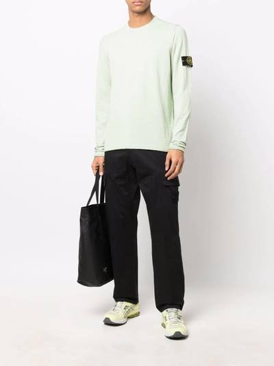 Stone Island Compass-patch knitted jumper outlook