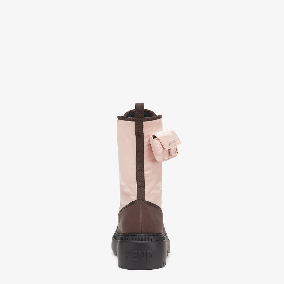 Pink nylon biker boots - 3