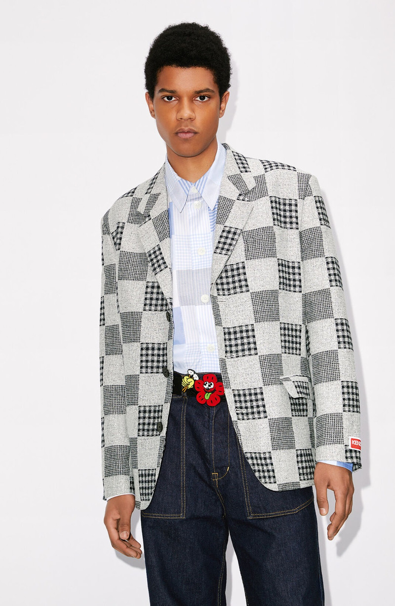 KENZO Check jacket outlook