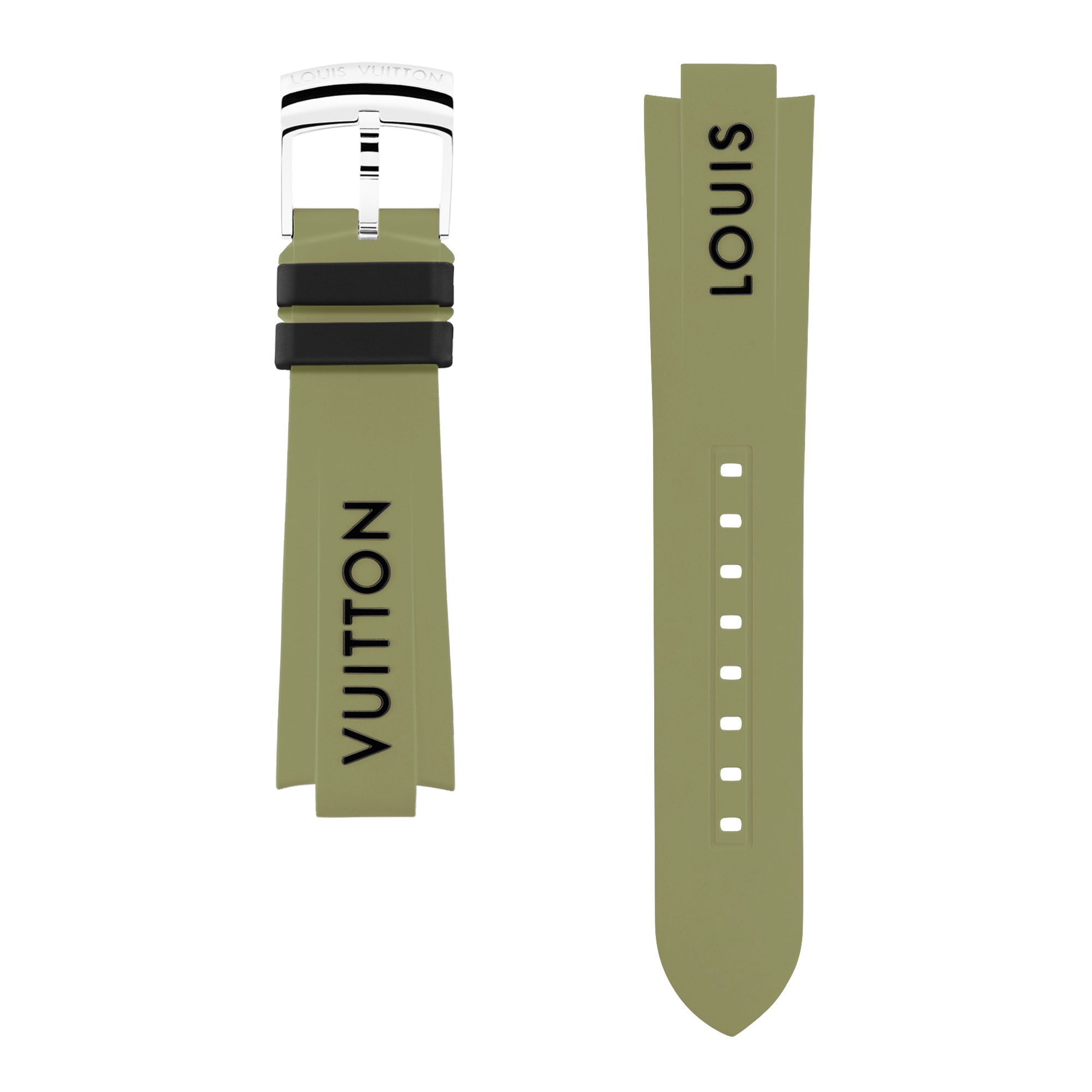 Tambour Louis Vuitton Rubber Strap - 1