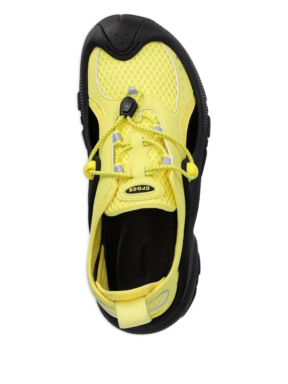 mesh-panelled lace-up sneakers - 3