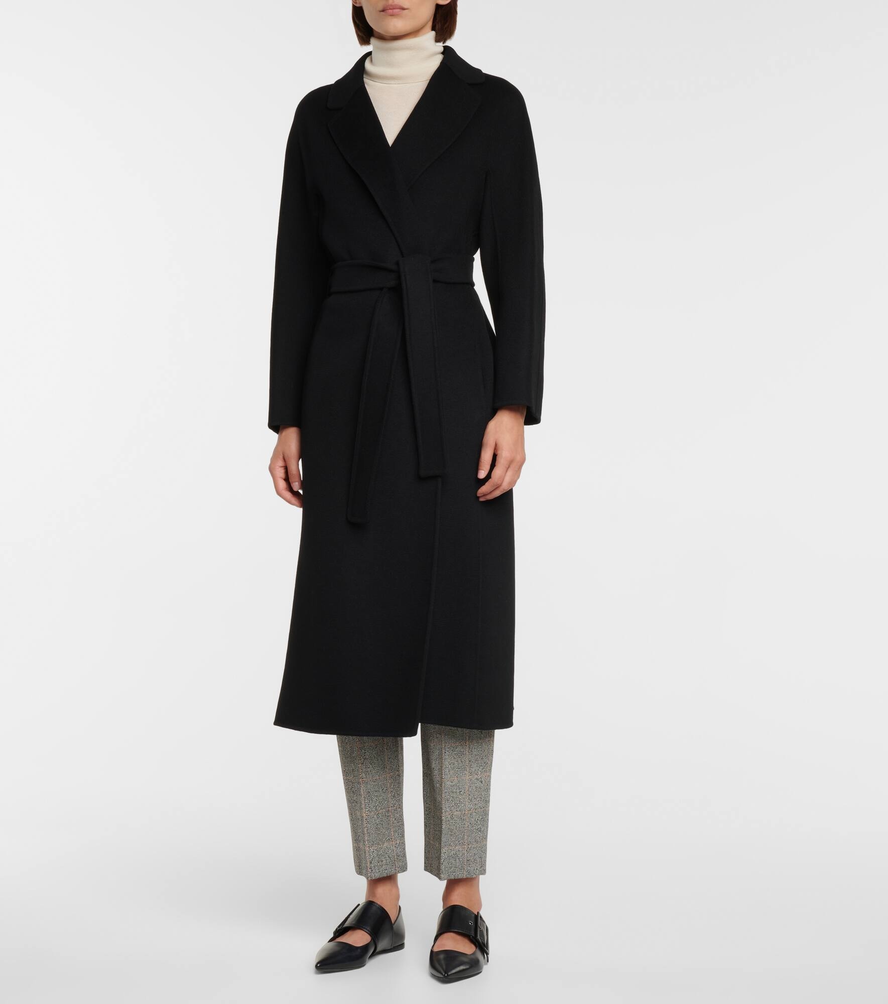 Esturia belted virgin wool coat - 6