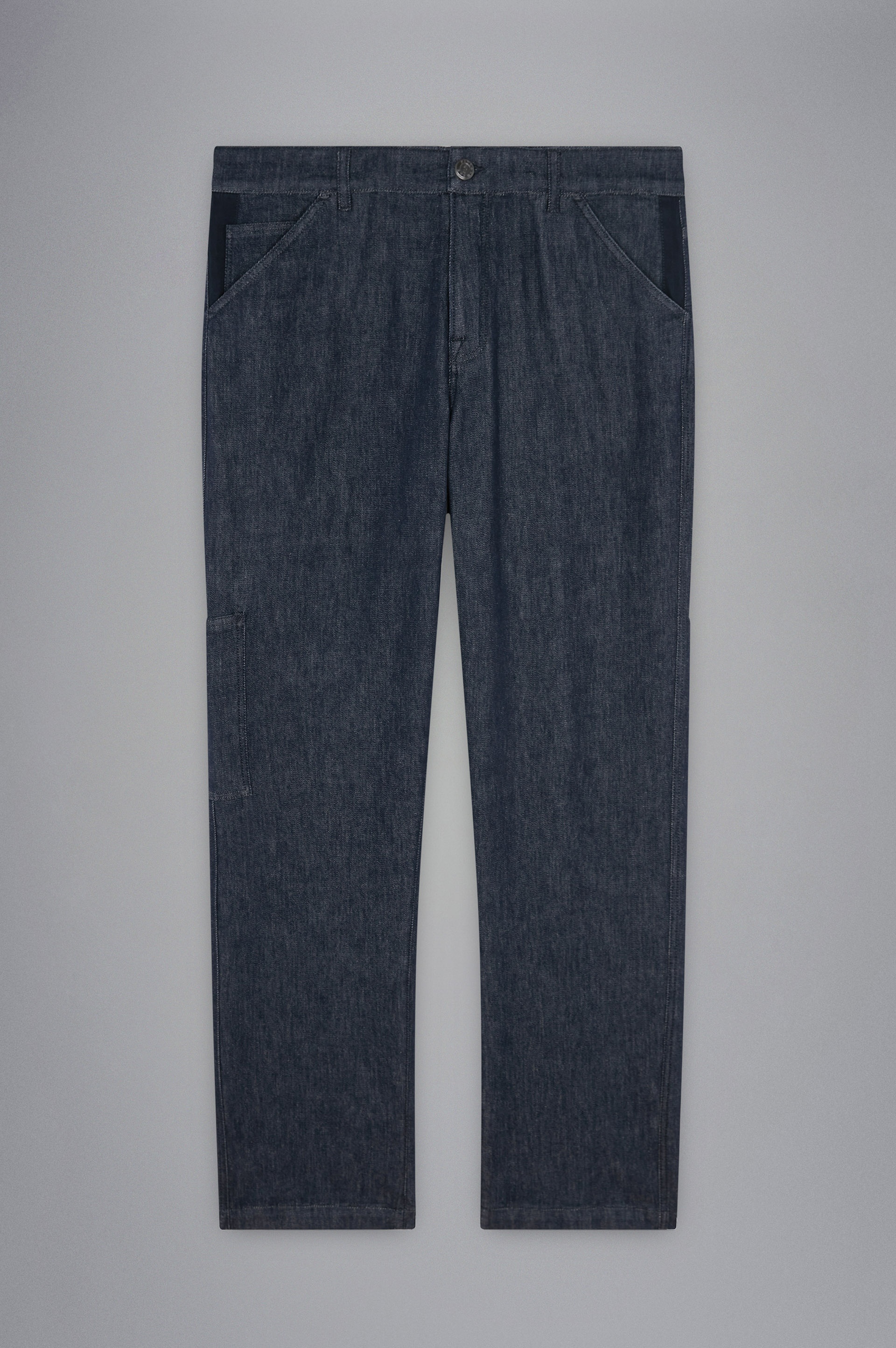 STRETCH COTTON CARPENTER JEANS - 1