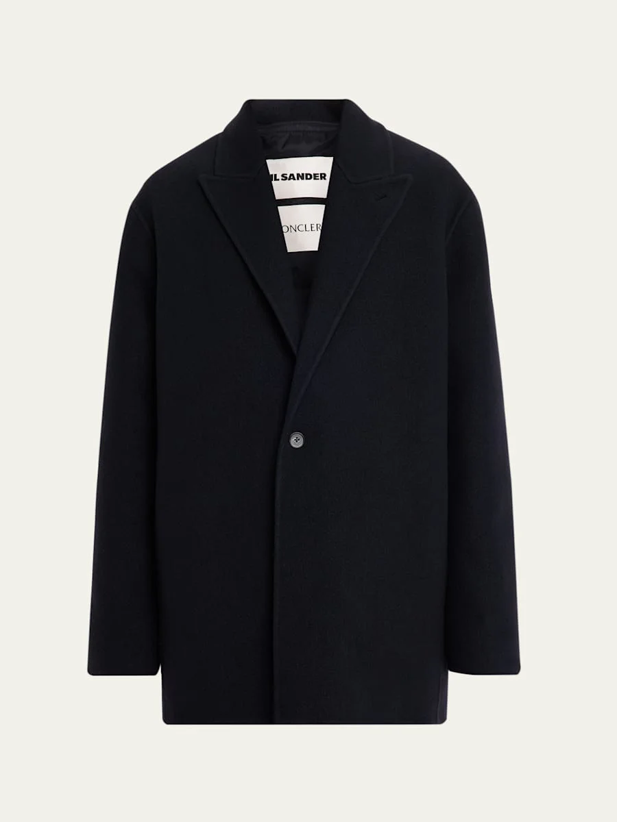 x JIL SANDER Men's Rhamnose 3-in-1 Wool Mono-Breasted Down Jacket - 1