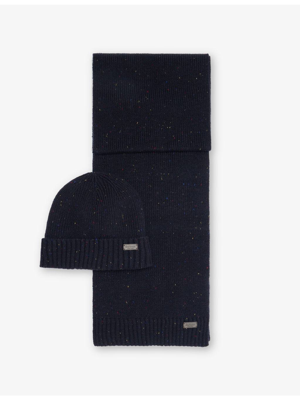 Carlton Fleck Wool-Blend Beanie and Scarf Gift Set - 1