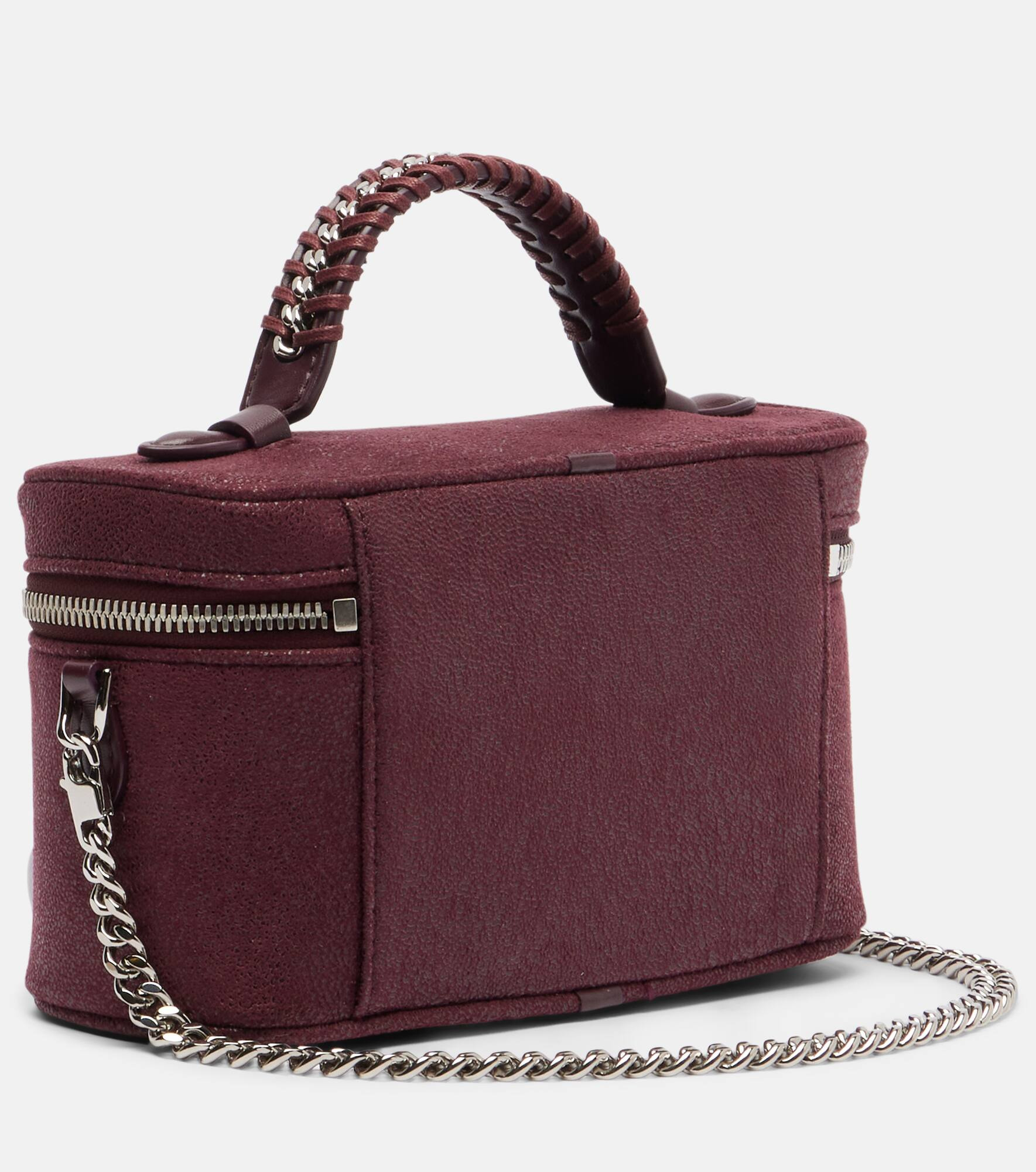 Falabella Small faux leather tote bag - 4