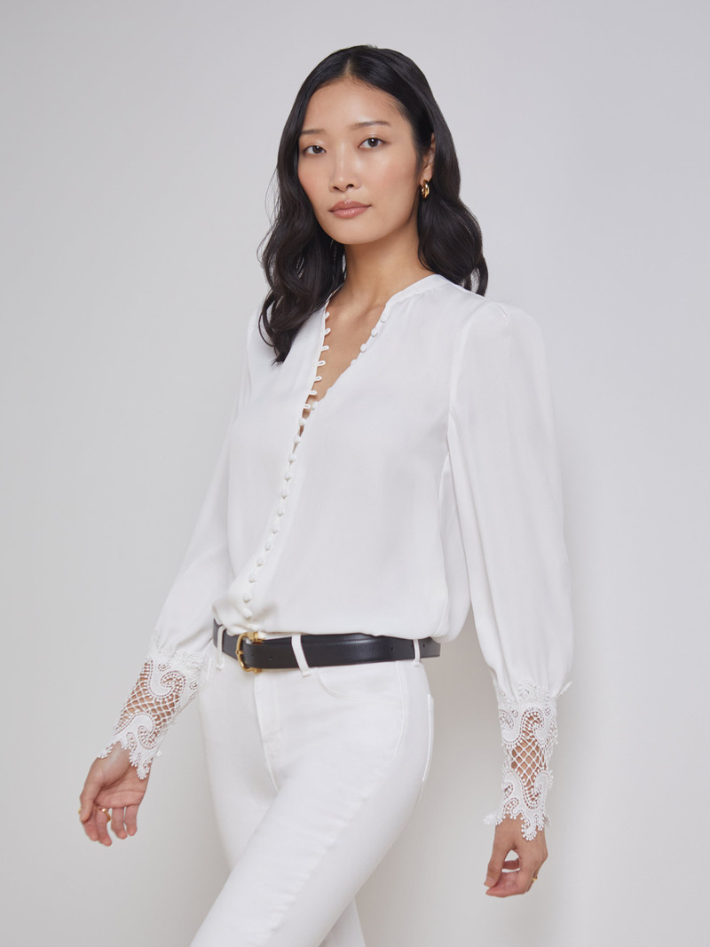 L'AGENCE Ava Blouse outlook