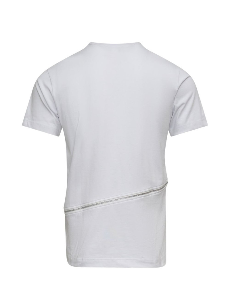 Comme des Garçons SHIRT zip-detail T-shirt outlook