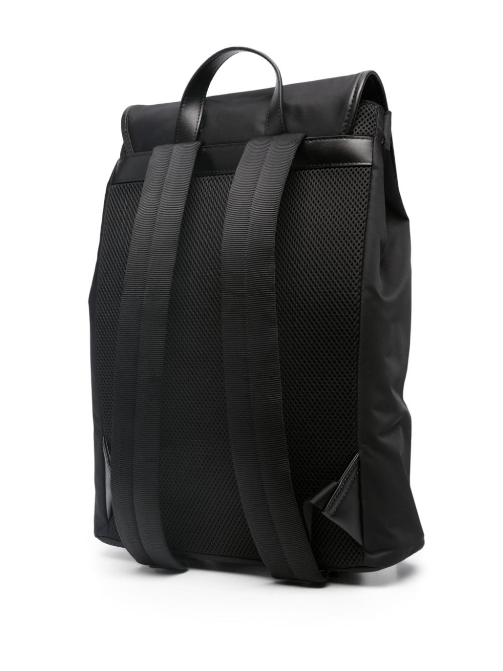 logo-plaque foldover backpack - 3