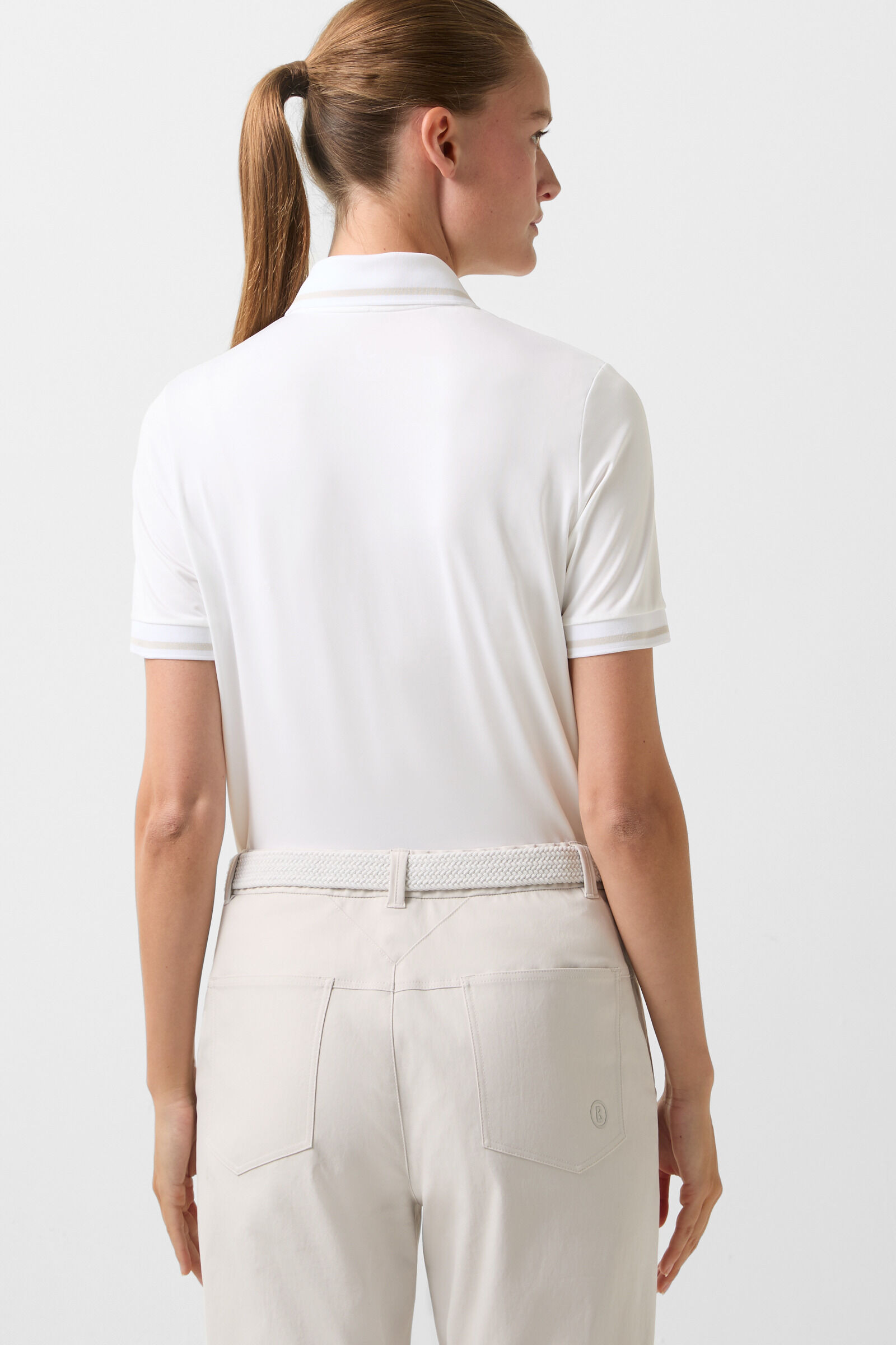Caylee Functional polo shirt in White - 3