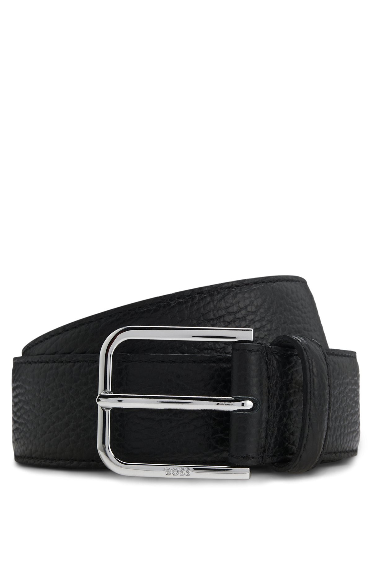 ITALIAN-LEATHER BELT WITH PIN BUCKLE - 1