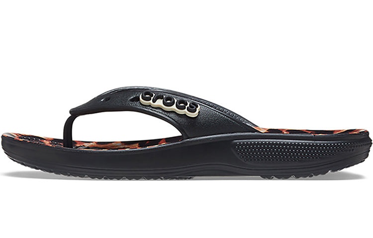Crocs Classic animal Flip-Flops Unisex Leopard print 'Black Leopard' 207872-0CU - 2