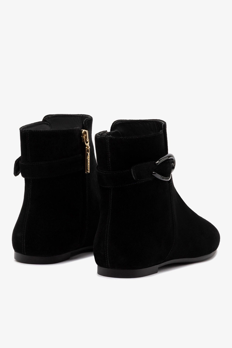 Mini Verona Boot In Black Suede 7