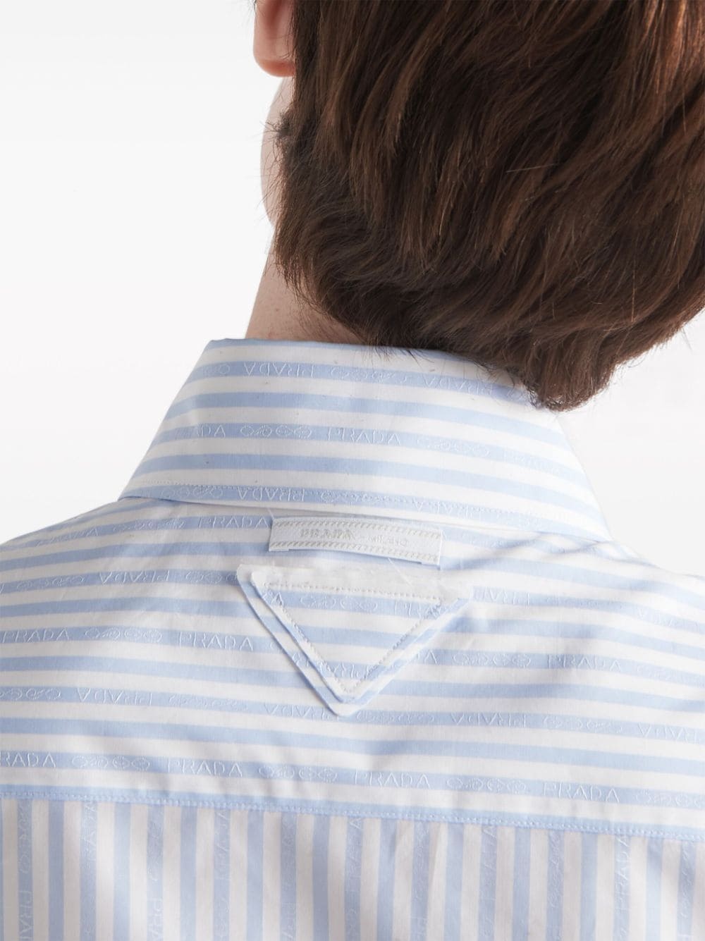 striped cotton-poplin shirt - 5