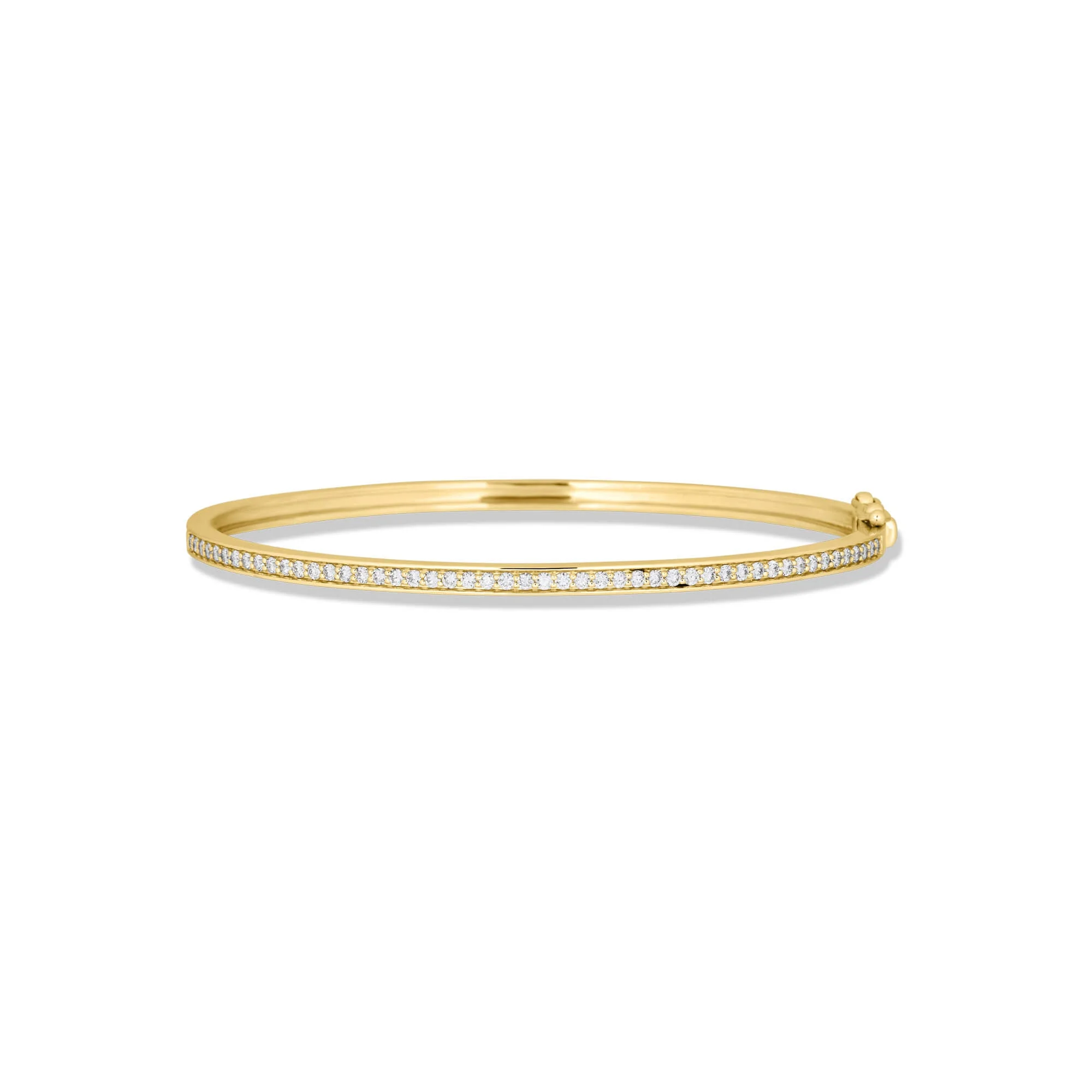 Essential Diamond Gold Bangle - 1