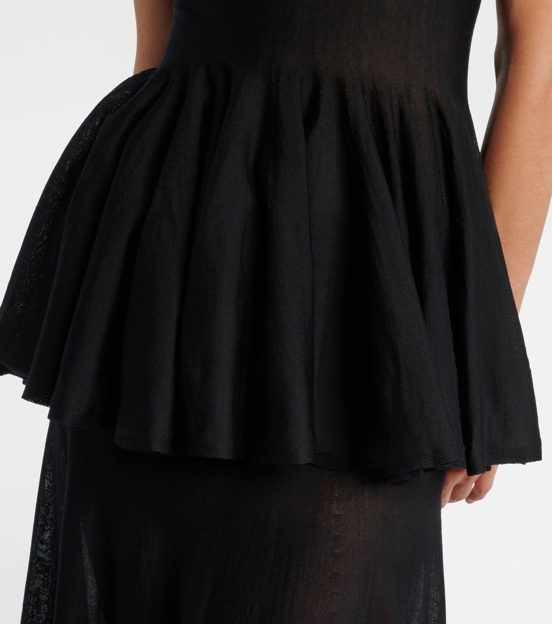 Peplum virgin wool top - 5