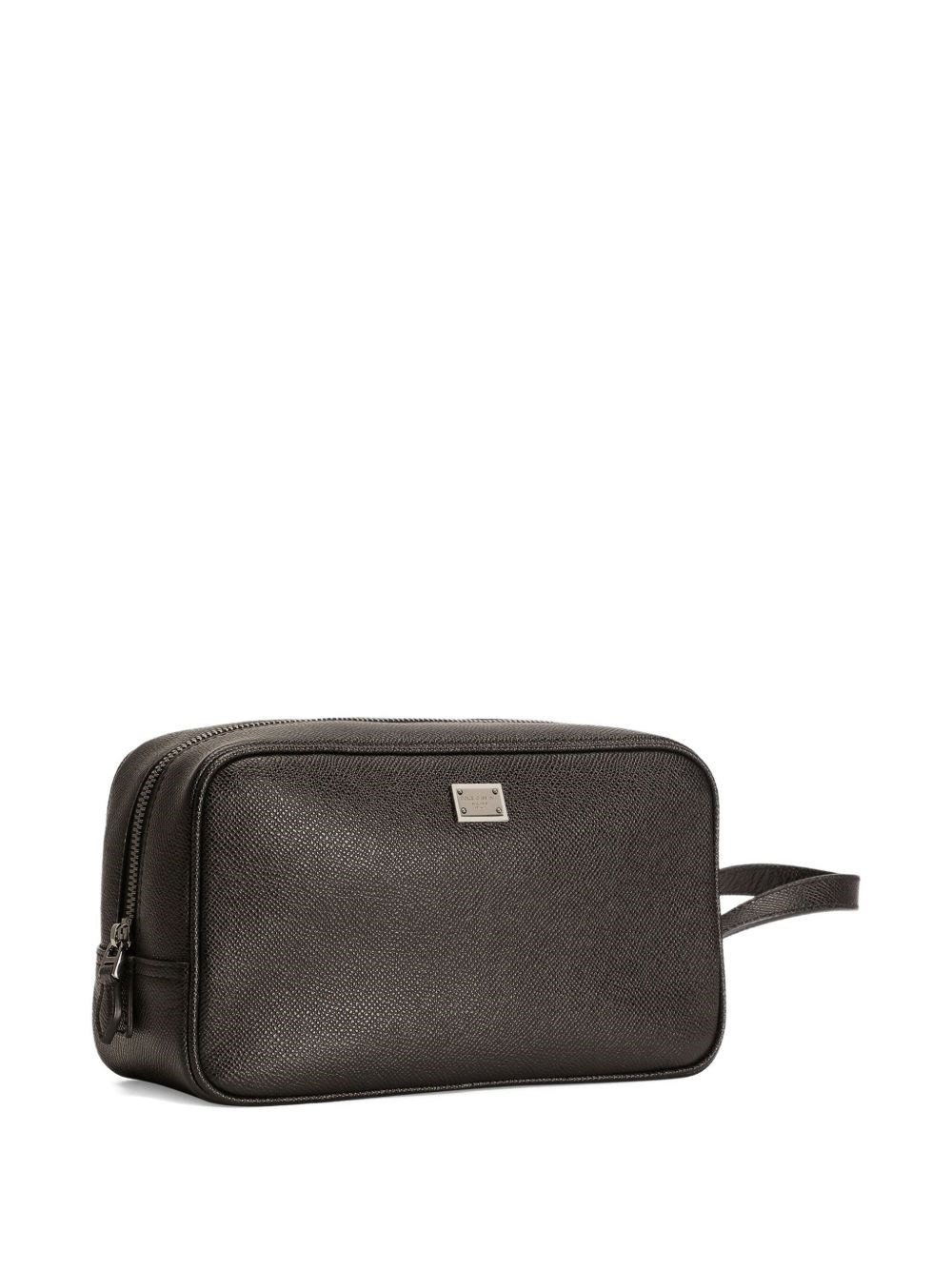 Sicily leather toiletry bag - 2