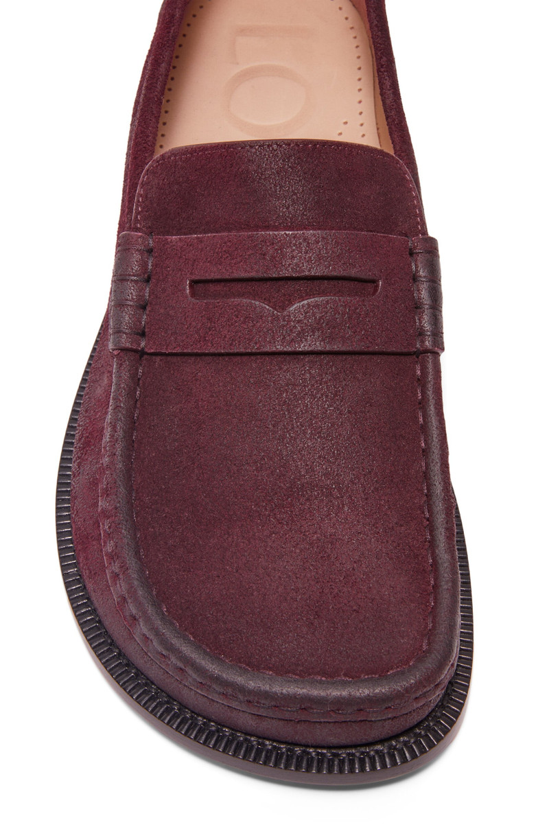 Campo loafer in waxed suede calfskin 5
