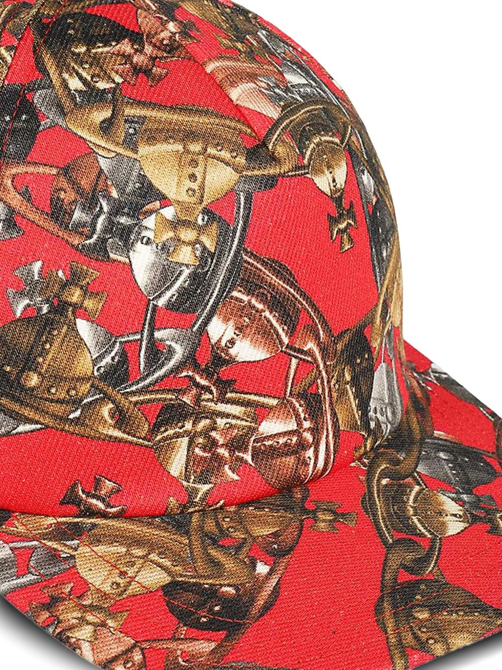 Orb-logo-print baseball cap - 3
