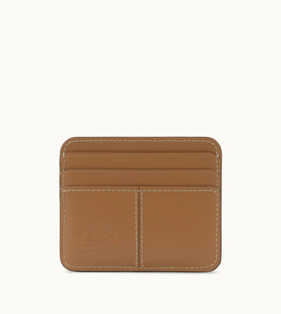 Tod's CREDIT CARD HOLDER IN LEATHER - BROWN outlook