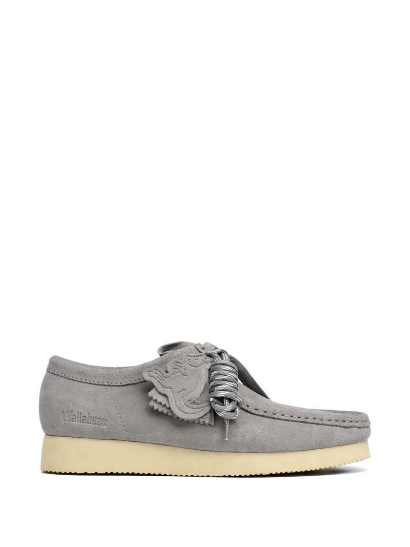 Wallabee lace-up suede boots 1