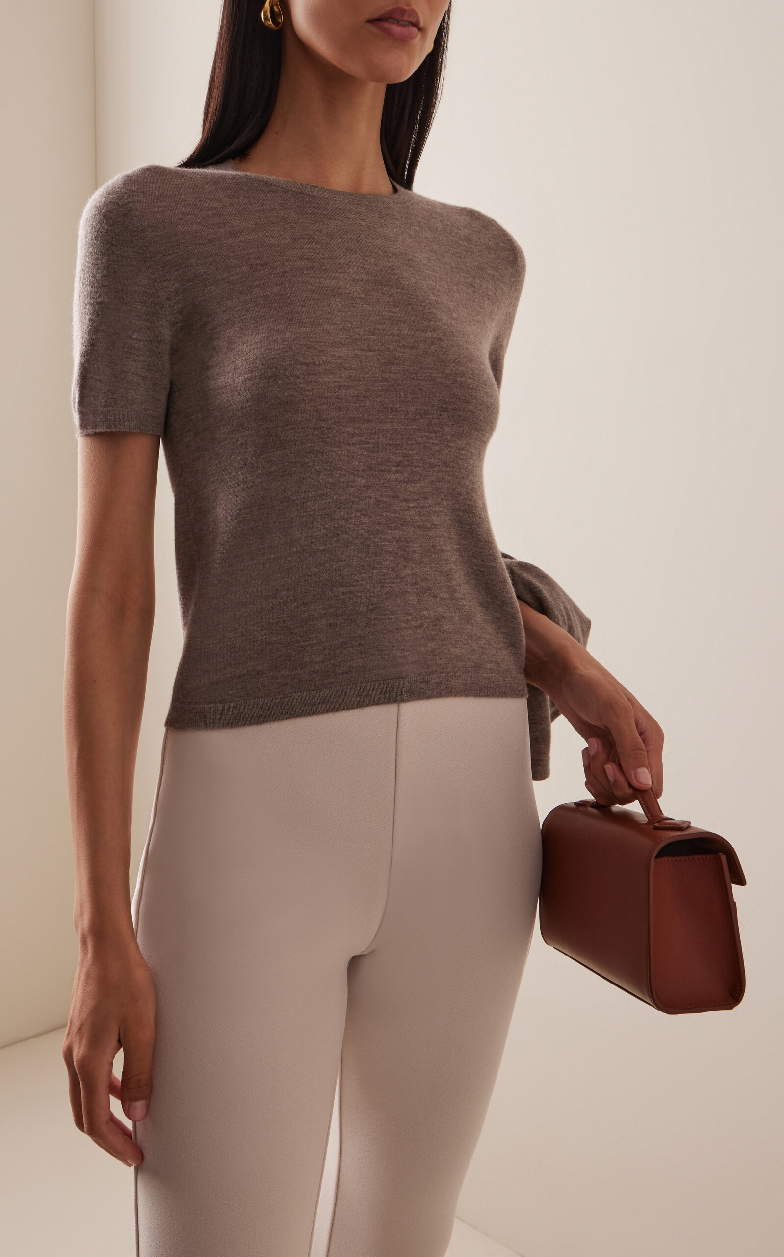 Delila Cashmere T-Shirt neutral - 3