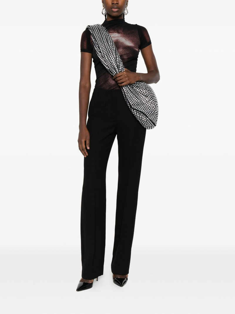 MUGLER pleated-front straight-leg trousers outlook