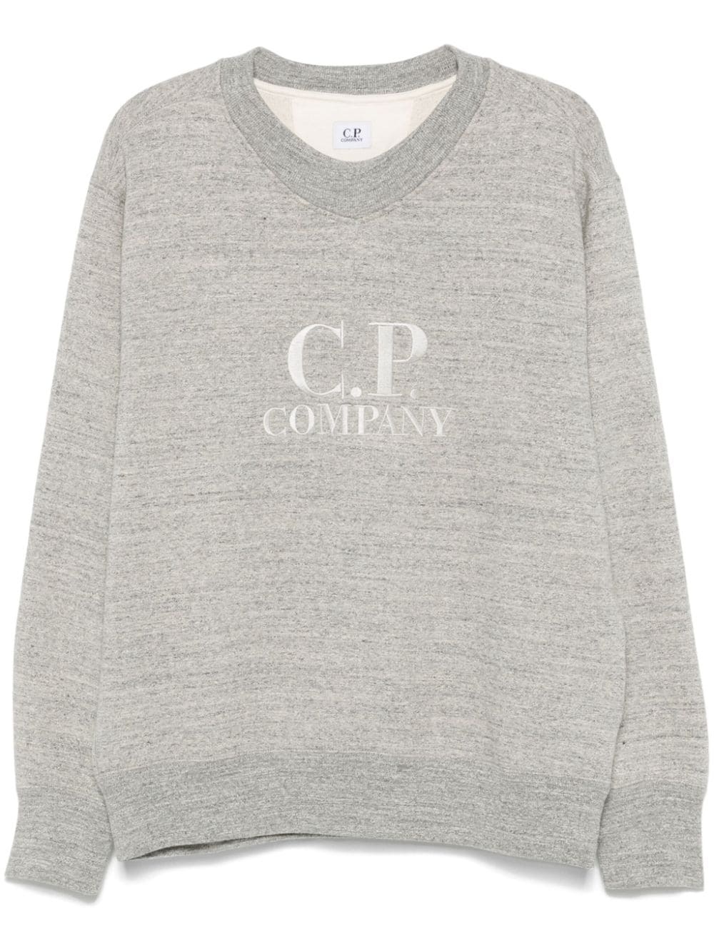 logo-embroidered sweatshirt - 1
