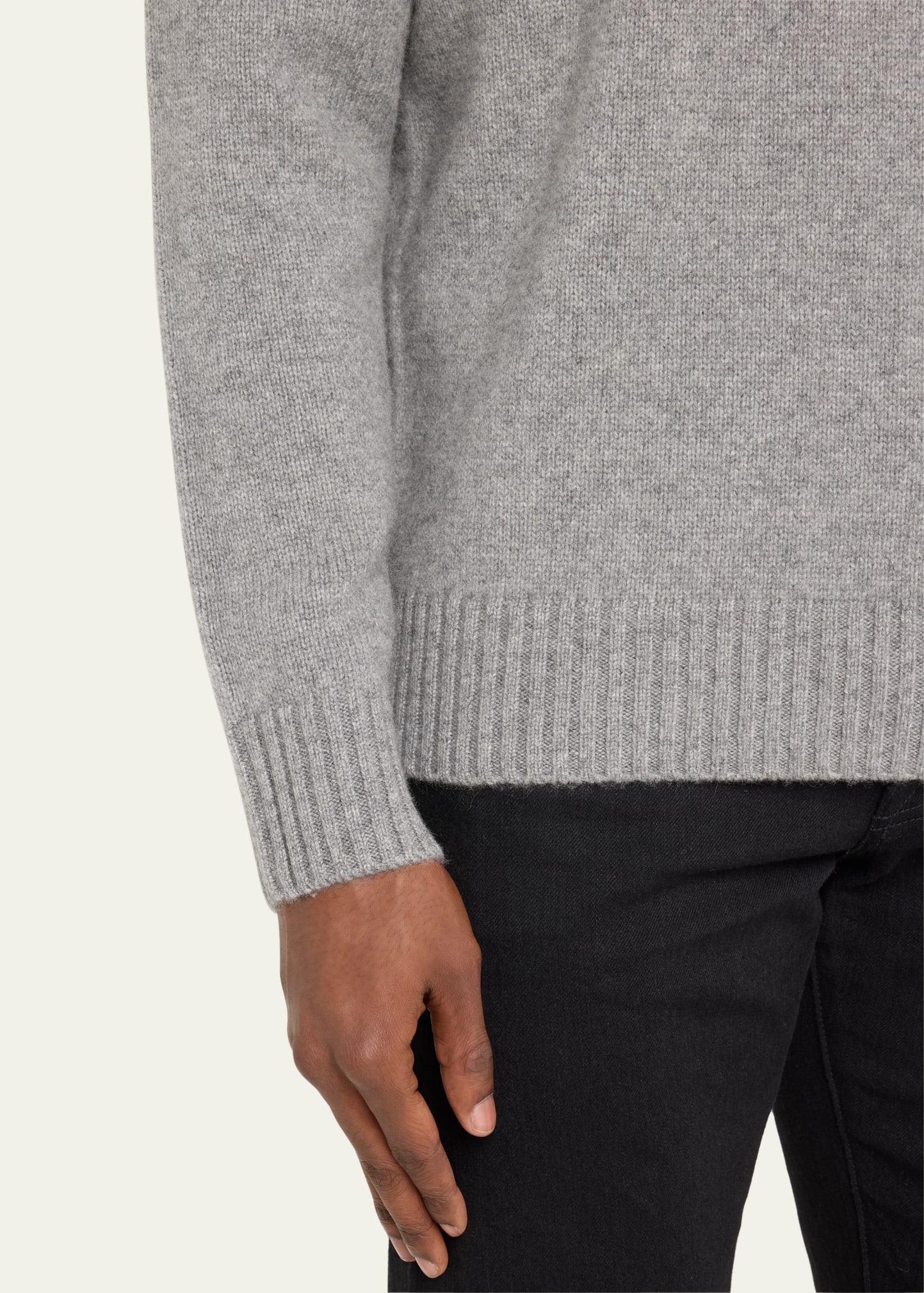 Men's Cashmere Knit Sweater - 5
