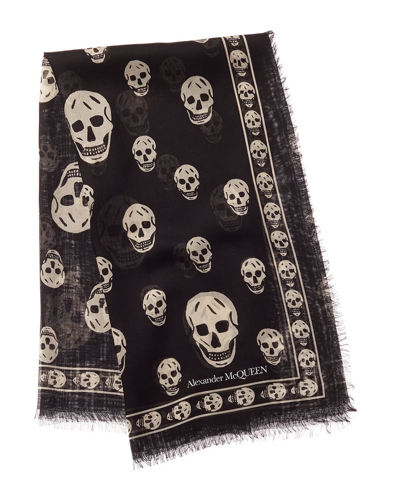 Alexander McQueen Alexander McQueen Skull Silk-Blend Scarf outlook