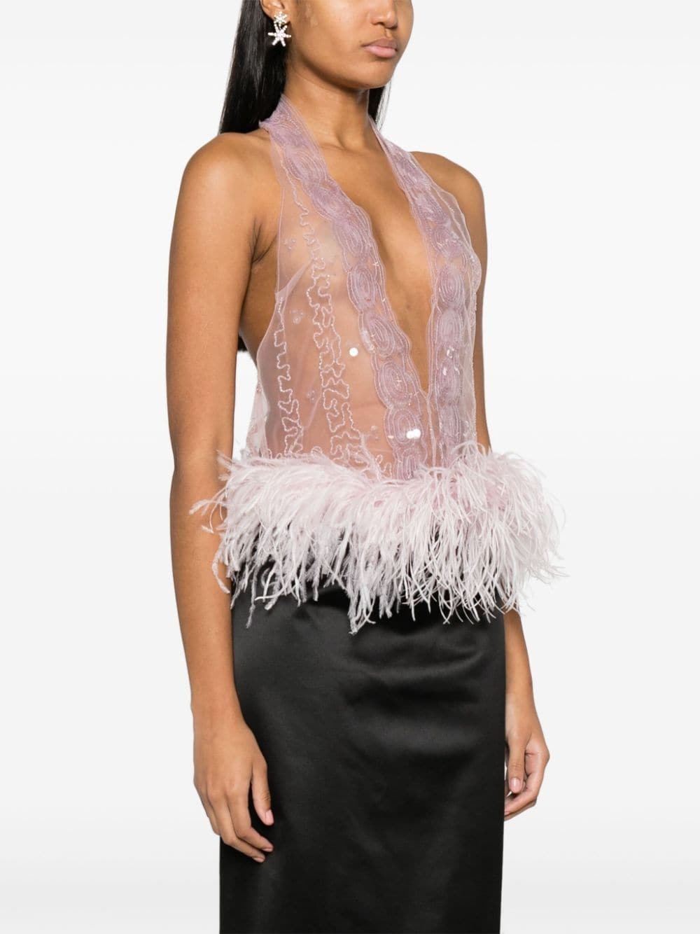 Salina sequin-embellished top - 3