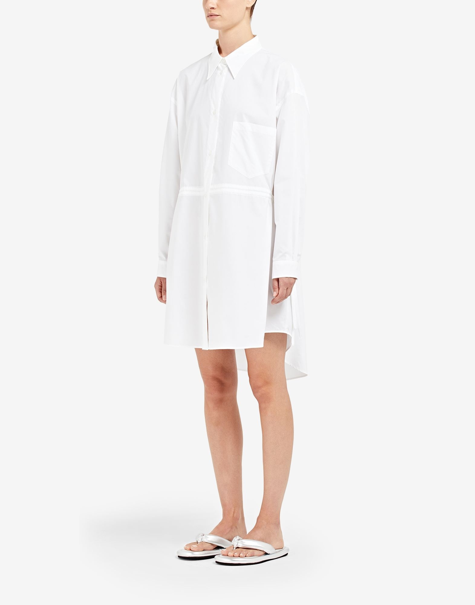 Poplin shirt-dress - 5