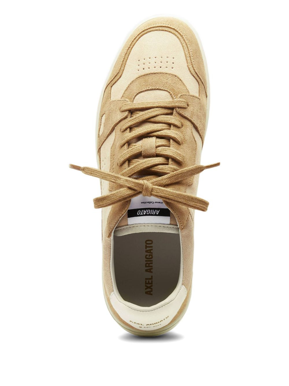 Dice Lo suede-leather panelled sneakers - 3