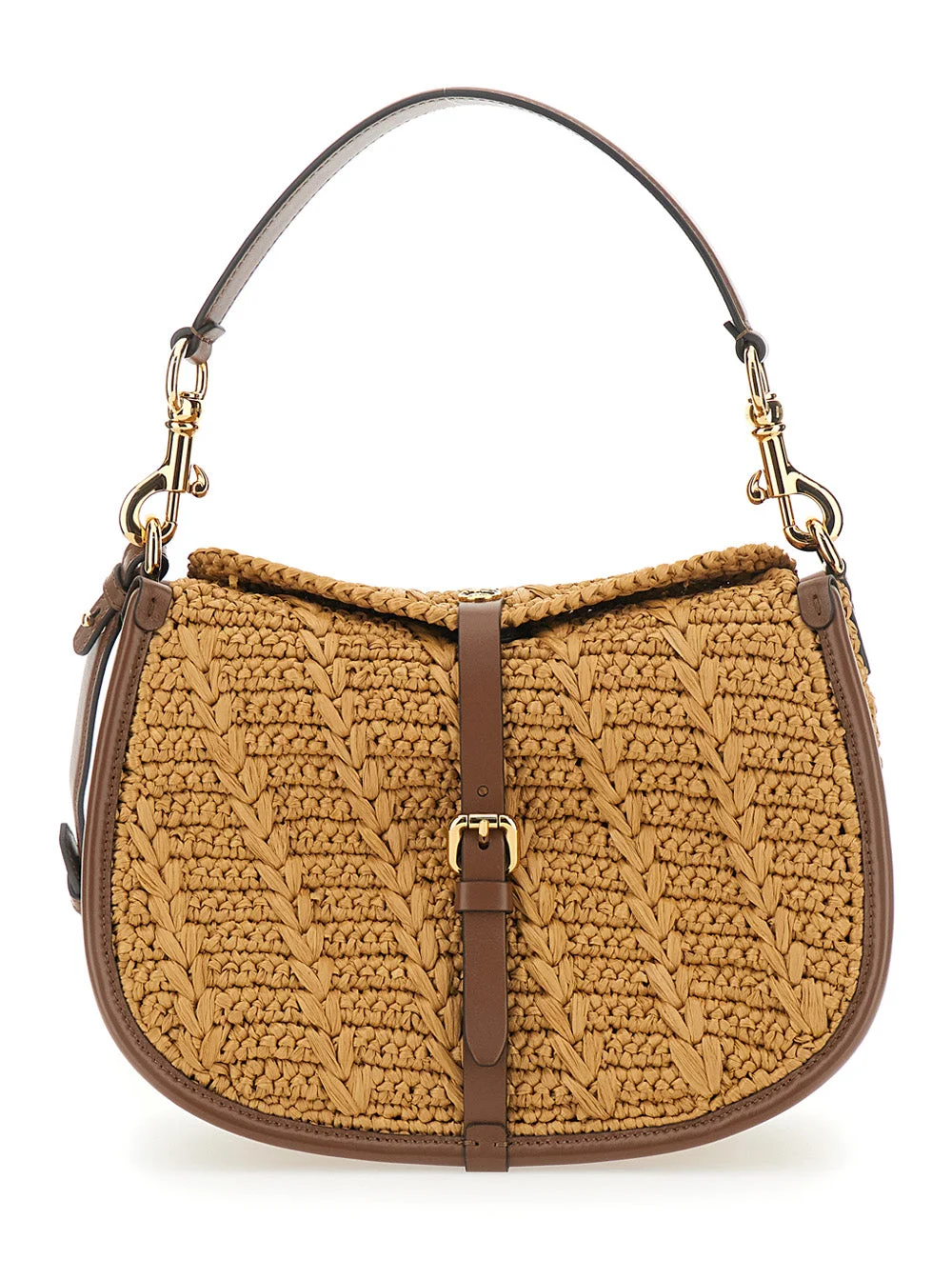 Etro Women 'Pony' Beige Medium Shoulder Bag With Adjustable And Removable Shoulder Strap And Leather - 1