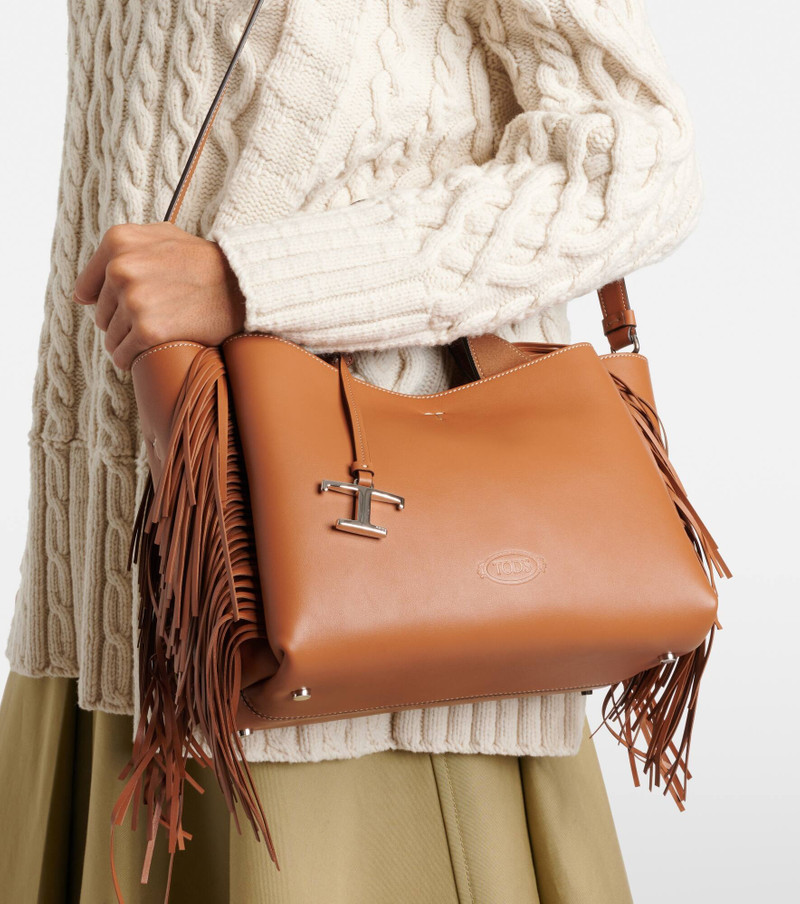 T Timeless Mini leather tote bag 2