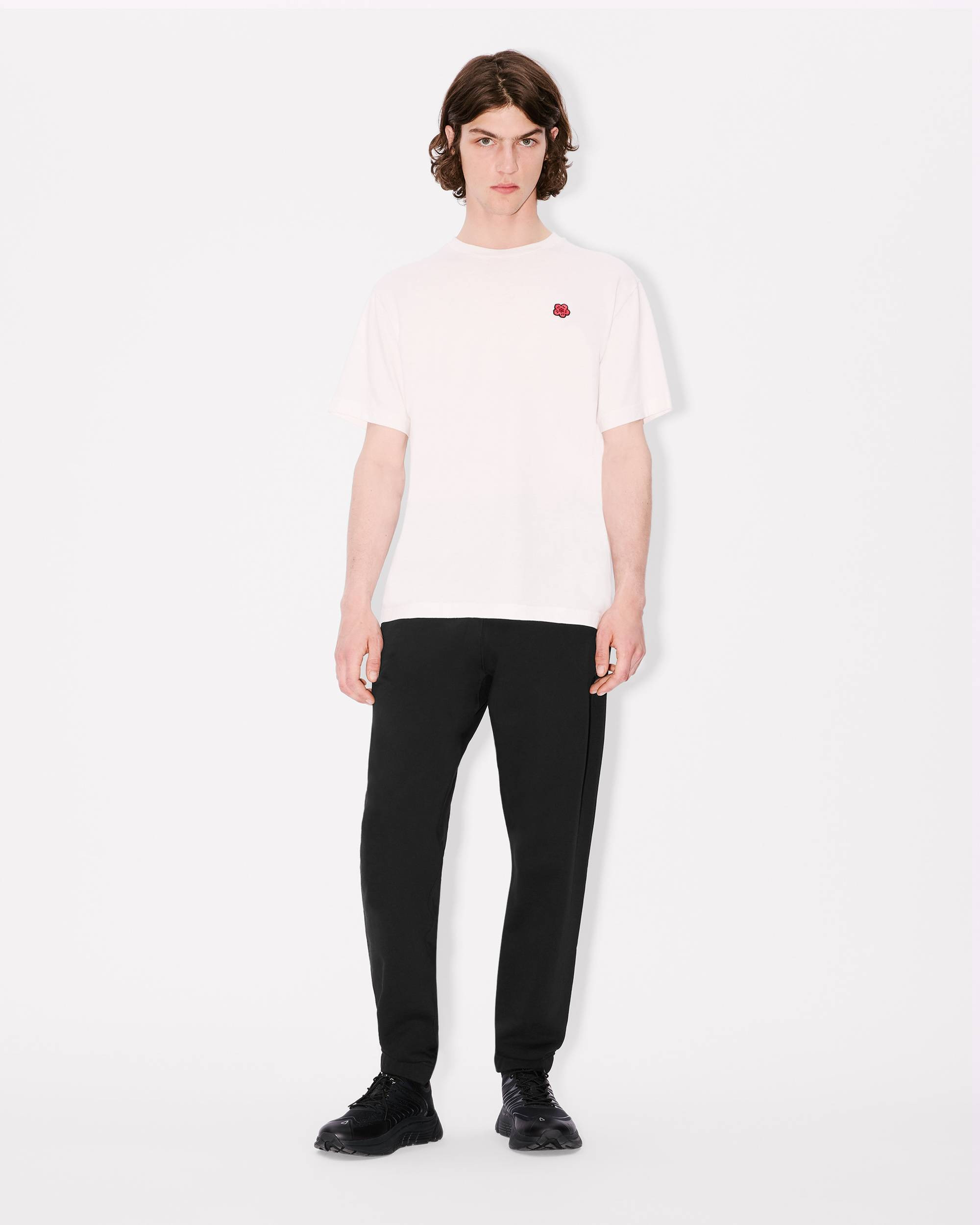 'Boke Flower' embroidered jog pants - 3